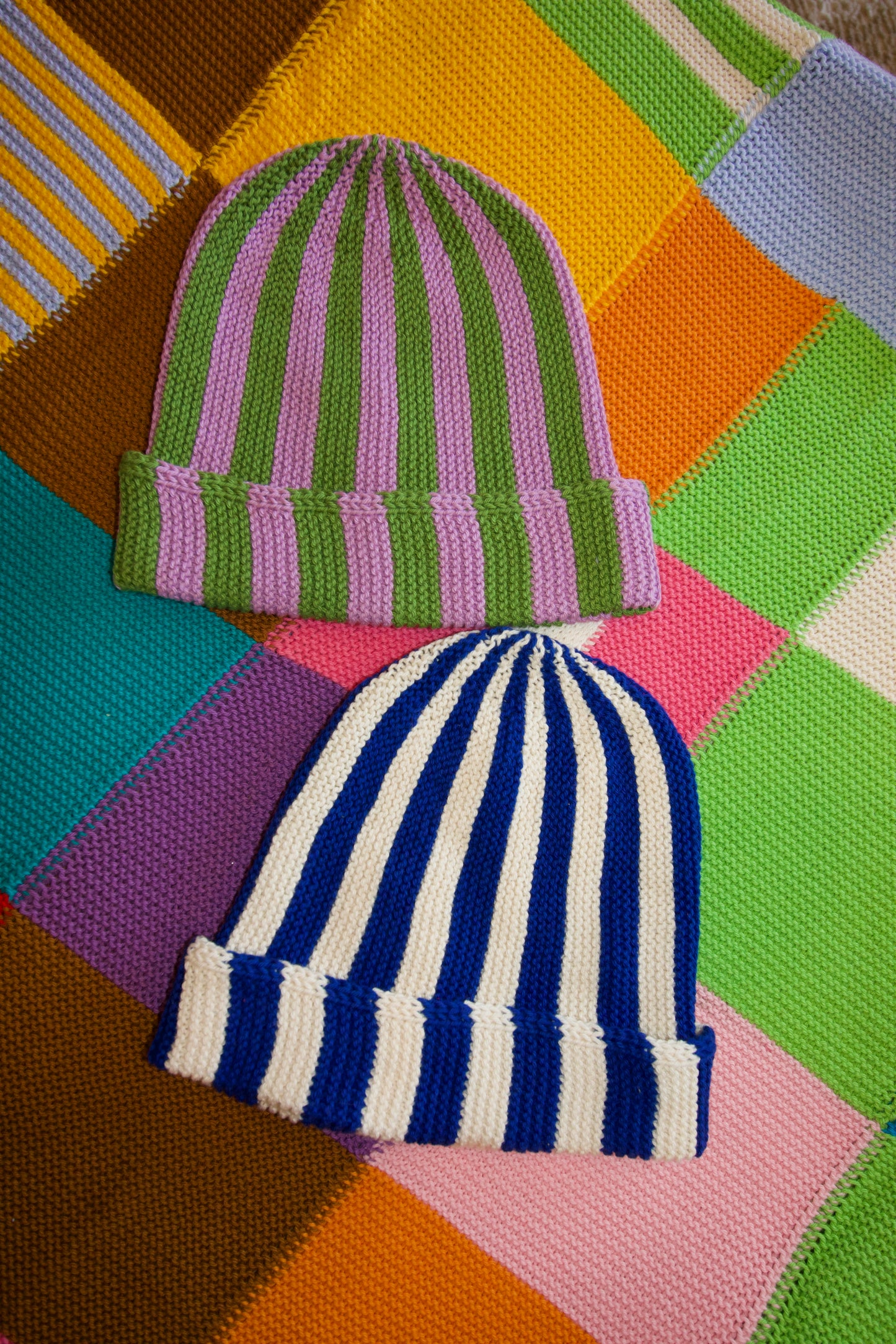 Leo Hat Lavender Stripe (Pre-order)