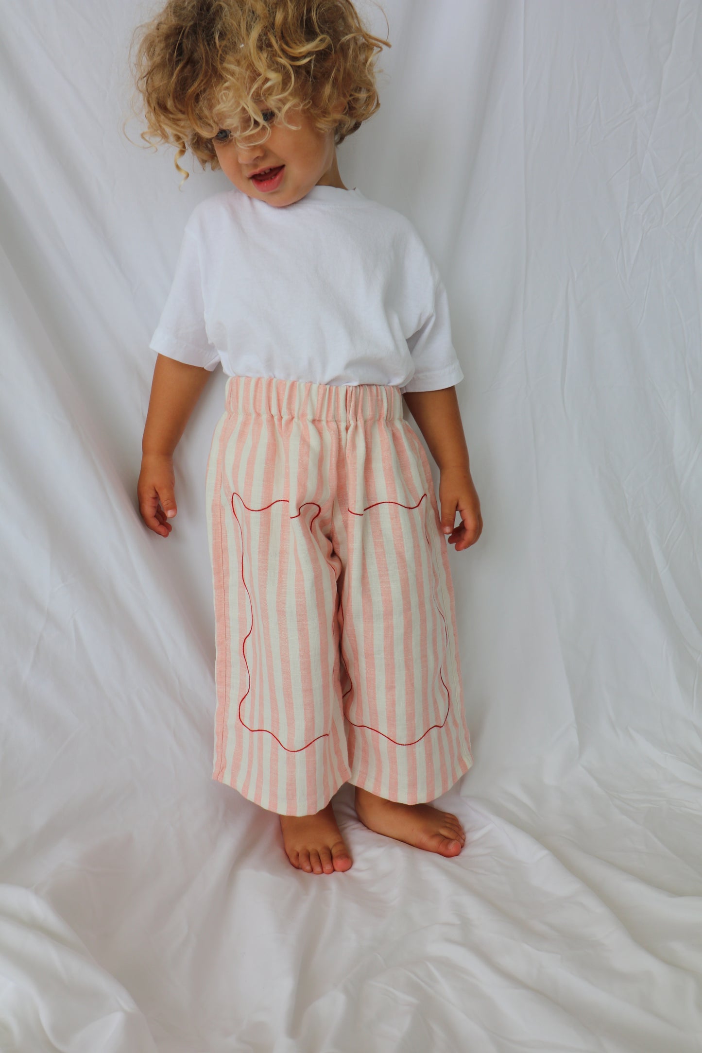 Pink Stripe Pant