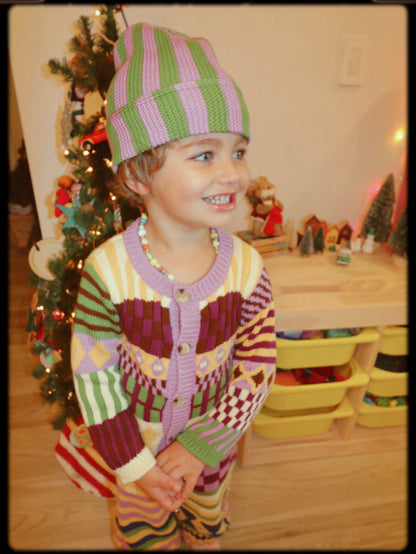 Leo Hat Lavender Stripe (Pre-order)